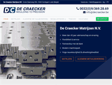 Tablet Screenshot of decraecker.be